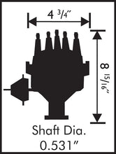 Load image into Gallery viewer, MSD Ready-To-Run Pro-Billet Distributor fits 1975-1986 1991-1997 Ford 351W / Bronco / Custom 500 / E-100 Econoline / E-100...