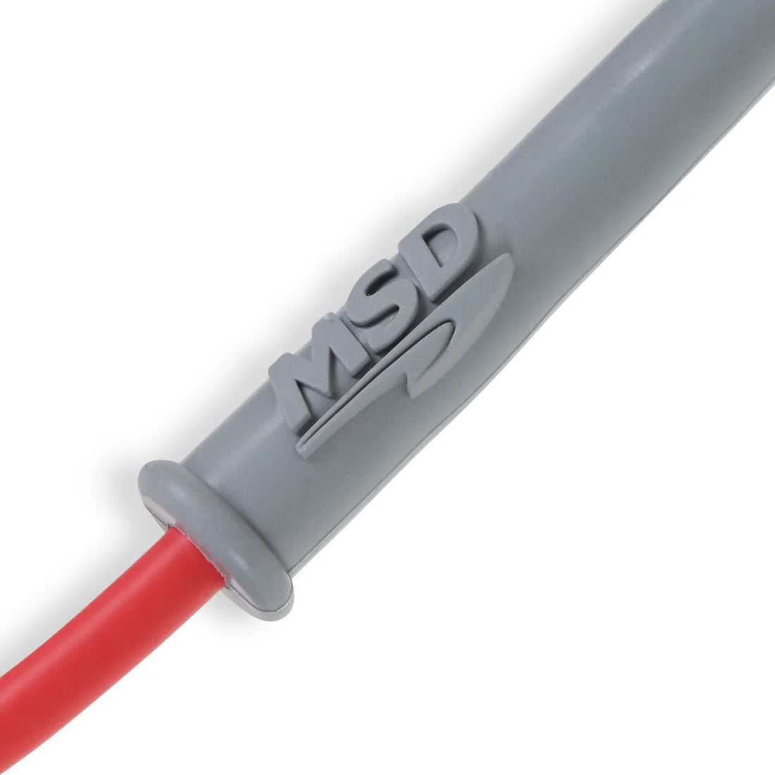 MSD Red jacket fits 1969-1977 1979 Ford / Mercury 289-302 with Hei Cap - Side View