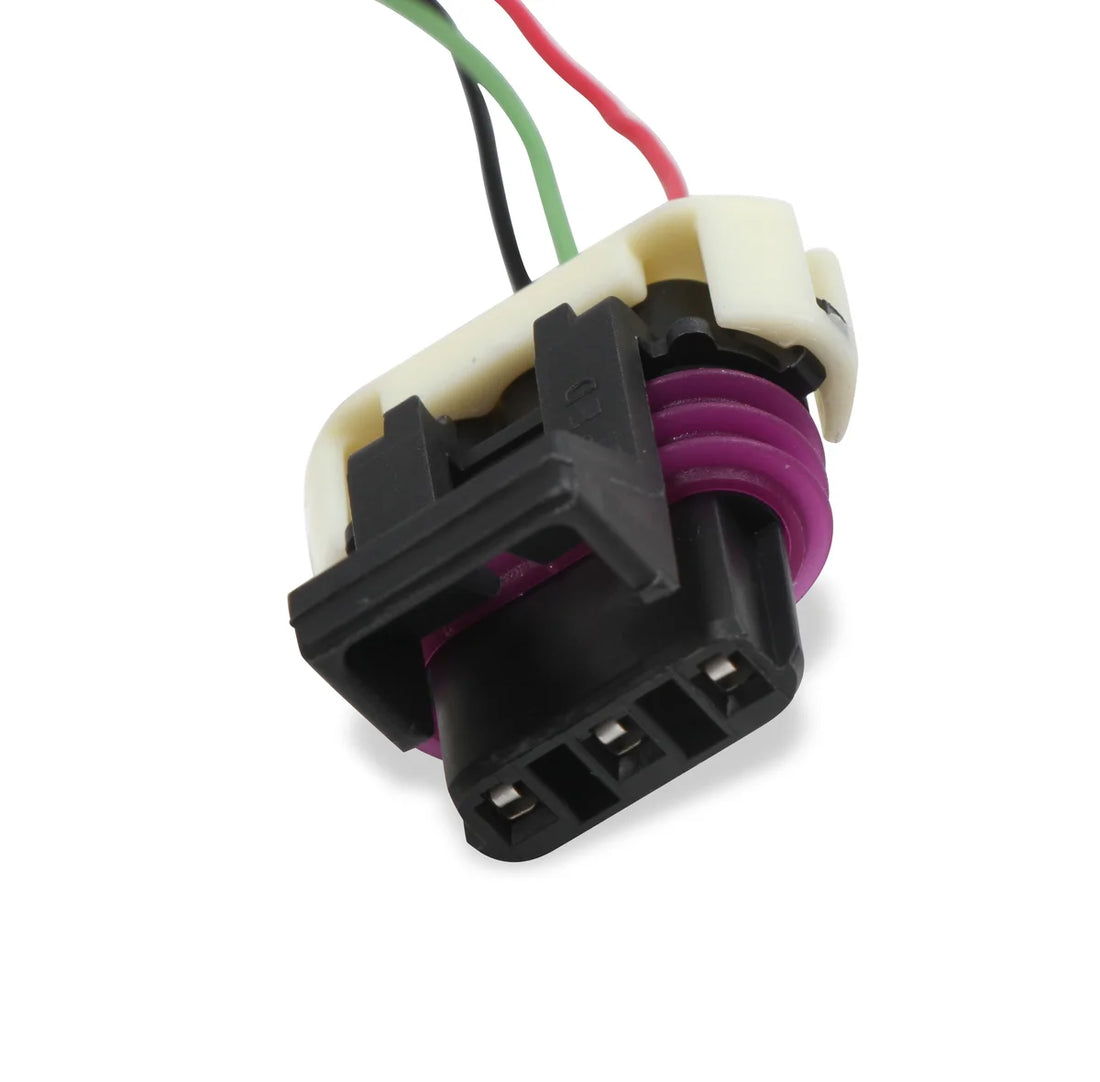 MSD Replacement Hall Effect Pickup with LED for Cam Sync Plugs. - Back View