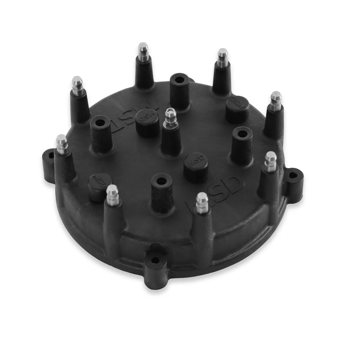 MSD Replacement Pro Cap Black, 5" terminal to terminal diameter - Side View