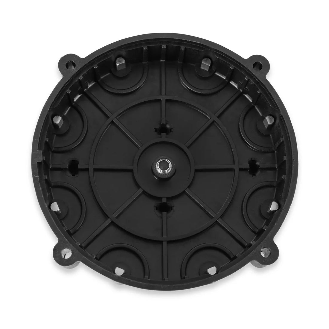 MSD Replacement Pro Cap Black, 5" terminal to terminal diameter - Back View