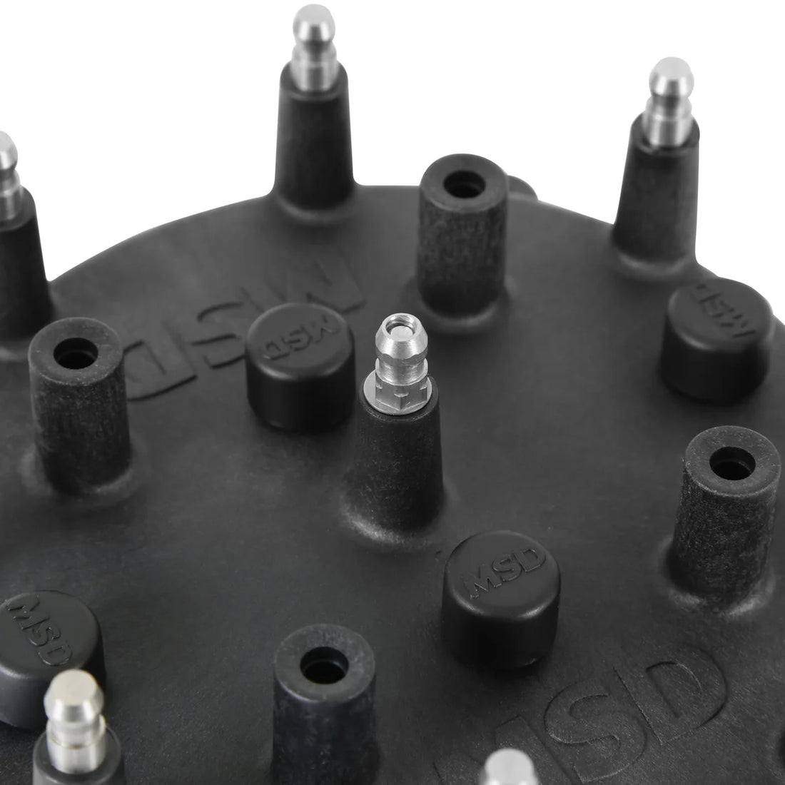 MSD Replacement Pro Cap Black, 5" terminal to terminal diameter - Installation View