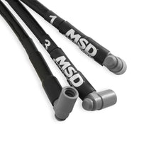 Load image into Gallery viewer, MSD Sleeved Spark Plug Wires for over valve cover, HEI fits 1955-2003 Chevrolet Bel Air / Biscayne / Blazer / Brookwood / ...