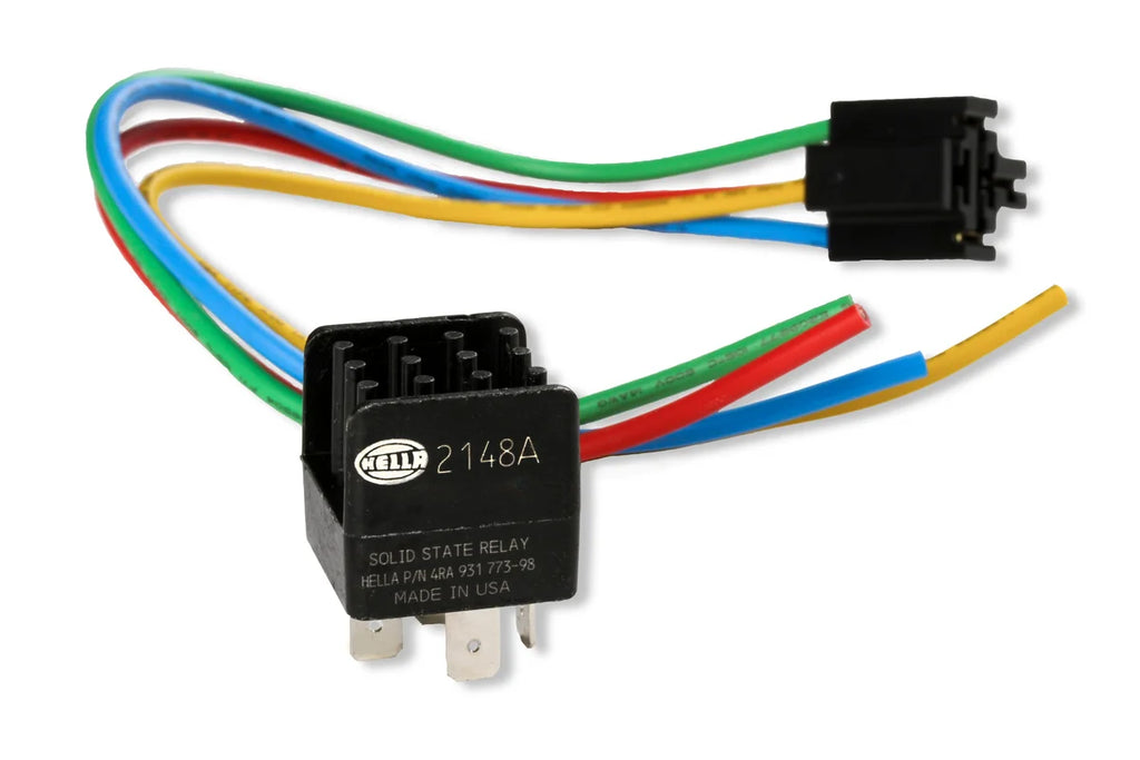 MSD Solid State N/O Relay w/Socket Harness - Side View