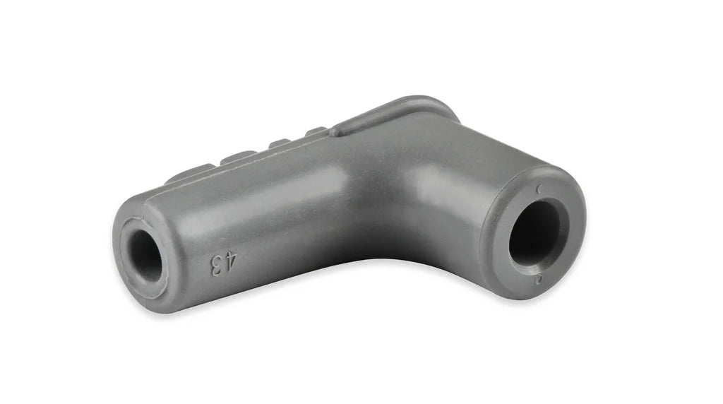 MSD Spark Plug Boots, 90 Degree with MSD Logo, Gray Silicone 50EA - Additional View 5