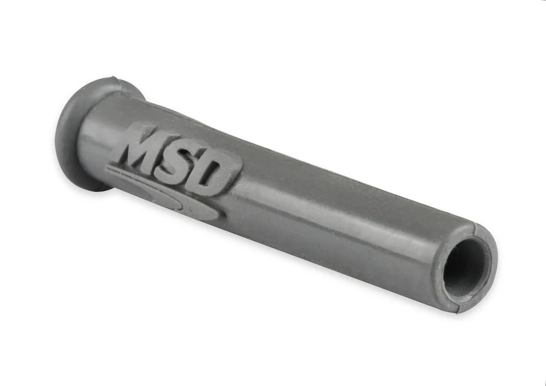 MSD Spark Plug Boots, Straight/Multi-Angle, with MSD Logo Gray Silicone, 50EA - Additional View 7