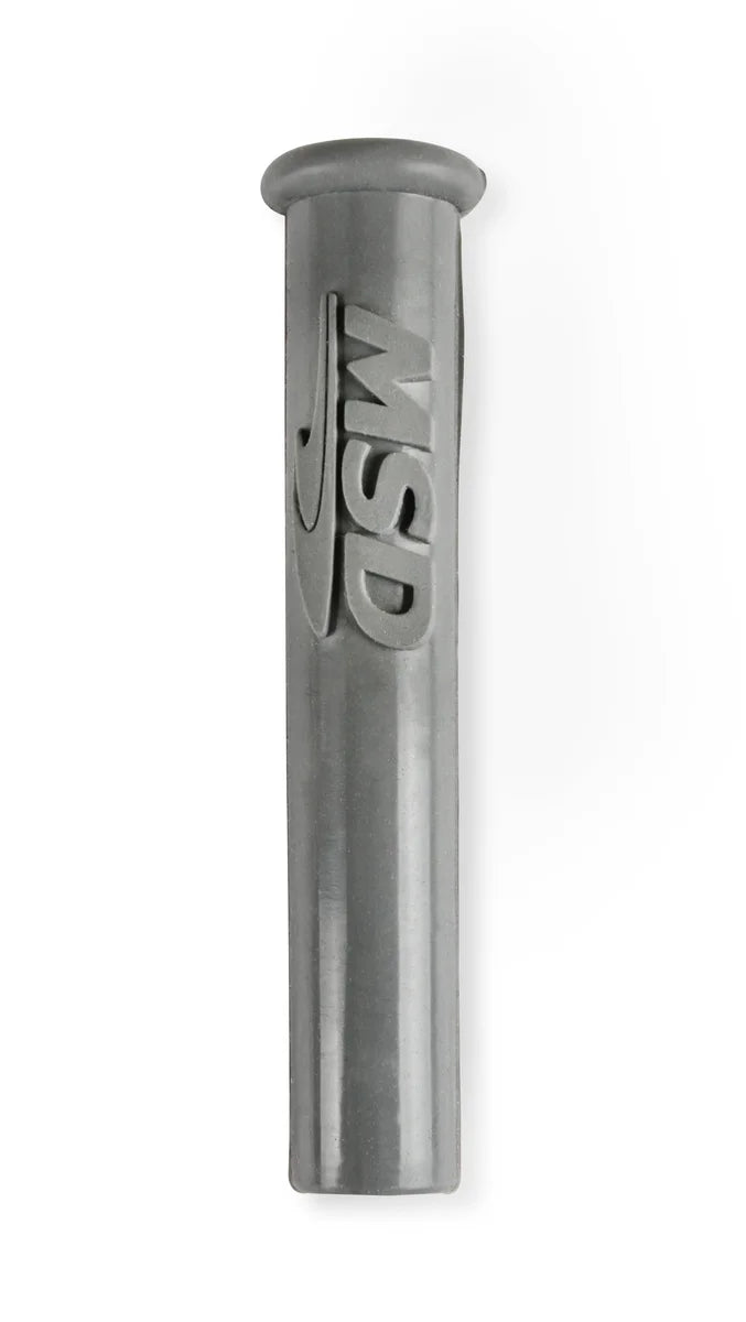 MSD Spark Plug Boots, Straight/Multi-Angle, with MSD Logo Gray Silicone, 50EA - Additional View 8