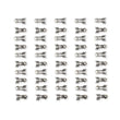Load image into Gallery viewer, MSD Spark Plug Terminals, 90 Degrees Dual Crimp, Stainless Steel Qty 50 - Side View