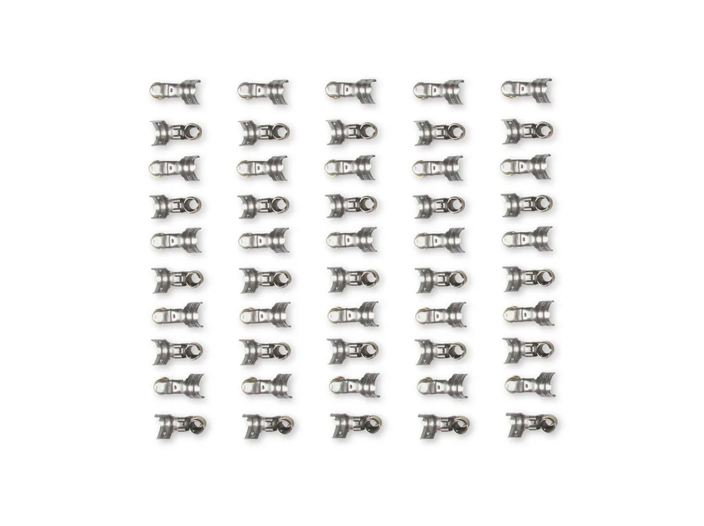 MSD Spark Plug Terminals, Straight Dual Crimp, Multi-Angle, Stainless Steel Qty 50 - Additional View 6