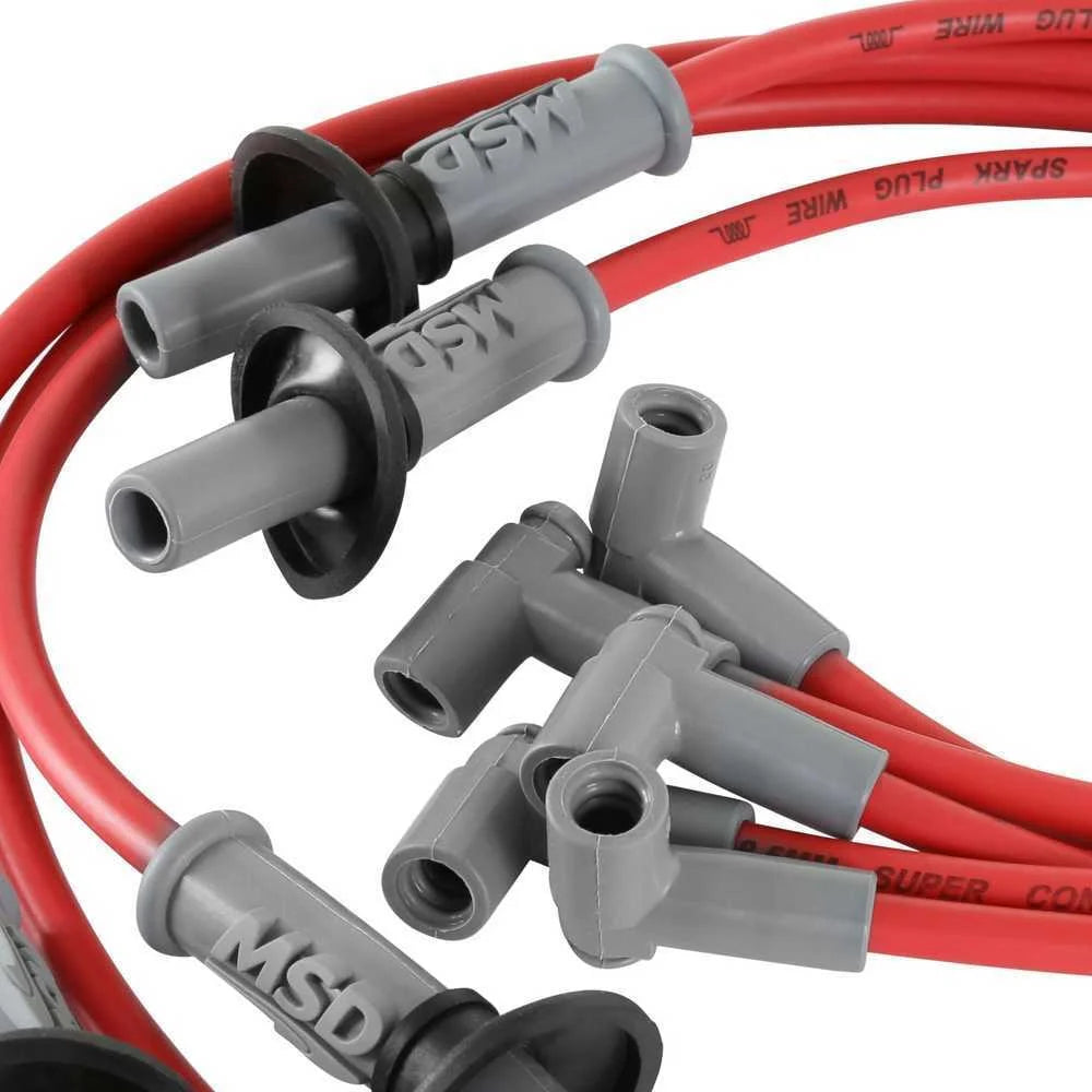 MSD Spark Plug Wire Set, PN 8485 31939 fits VW Type 1 - Side View
