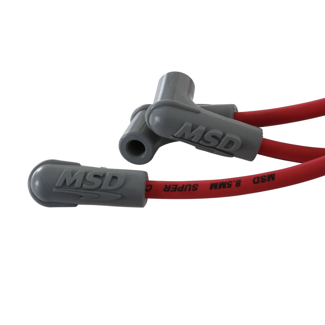 MSD Spark Plug Wire Set for use with PN 8541 Crab Cap fits 1963 1965-2000 Chevrolet / GMC - Side View