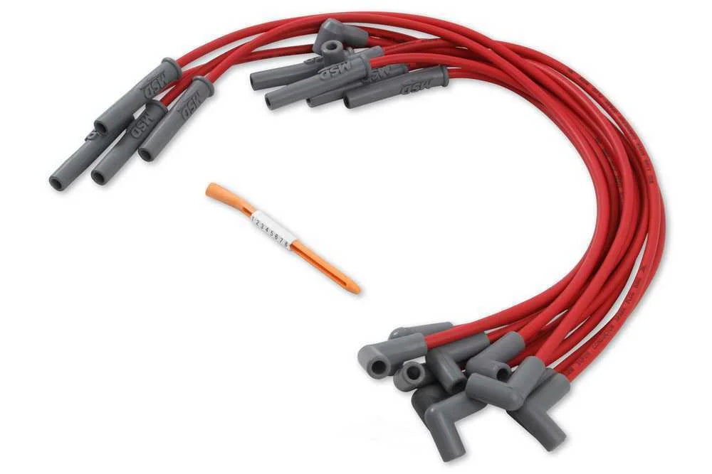 MSD Spark Plug Wires 31329 fits 1975-1996 Ford 302, 351w, Bronco, F-100, F-150, F-250, F-350, LTD II, Maverick, Thunderbir...