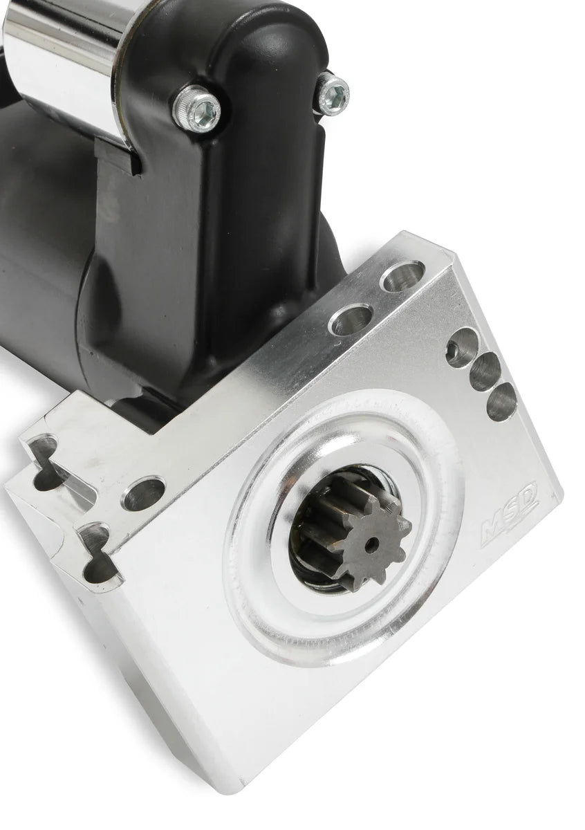 MSD Staggered Mount Holes fits Chevrolet Small and BIG Block - Side View