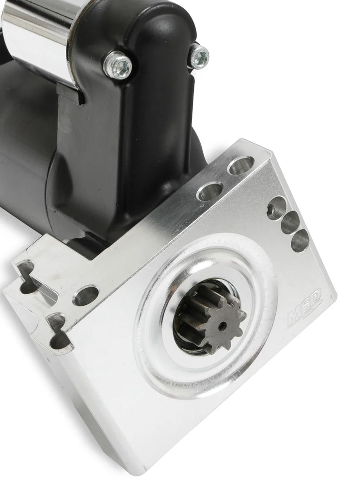 MSD Staggered Mount Holes fits Chevrolet Small and BIG Block - Side View
