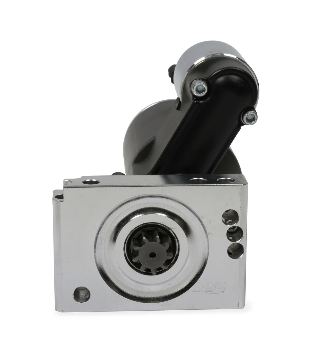 MSD Straight Mount Holes fits Chevrolet Small and BIG Block - Side View
