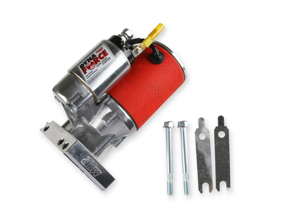 MSD Straight Mount Holes fits Chevrolet Small and BIG Block - Back View
