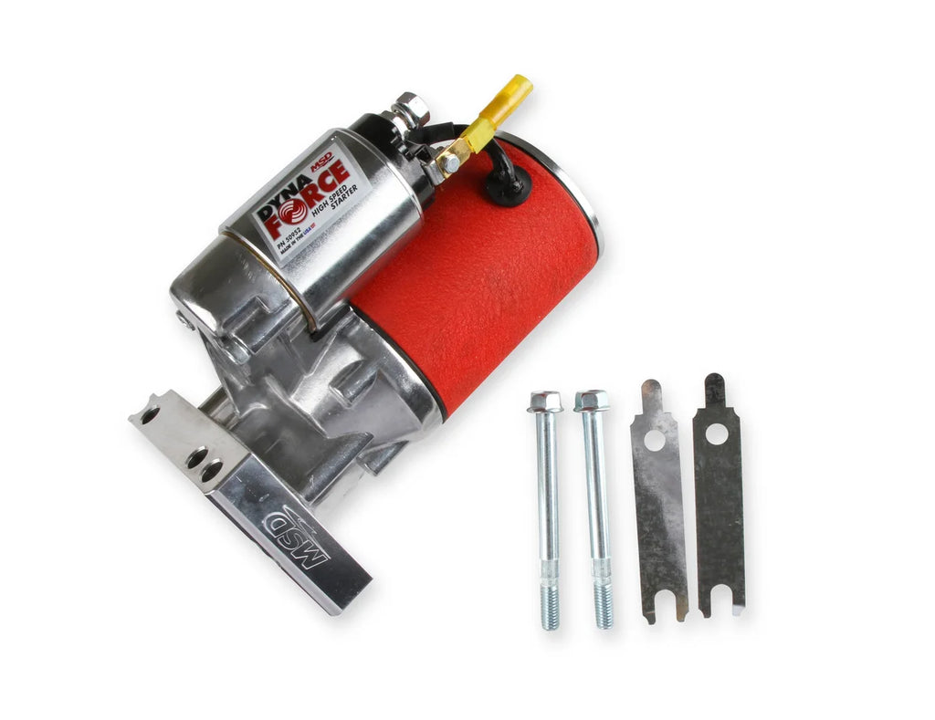 MSD Straight Mount Holes fits Chevrolet Small and BIG Block - Back View