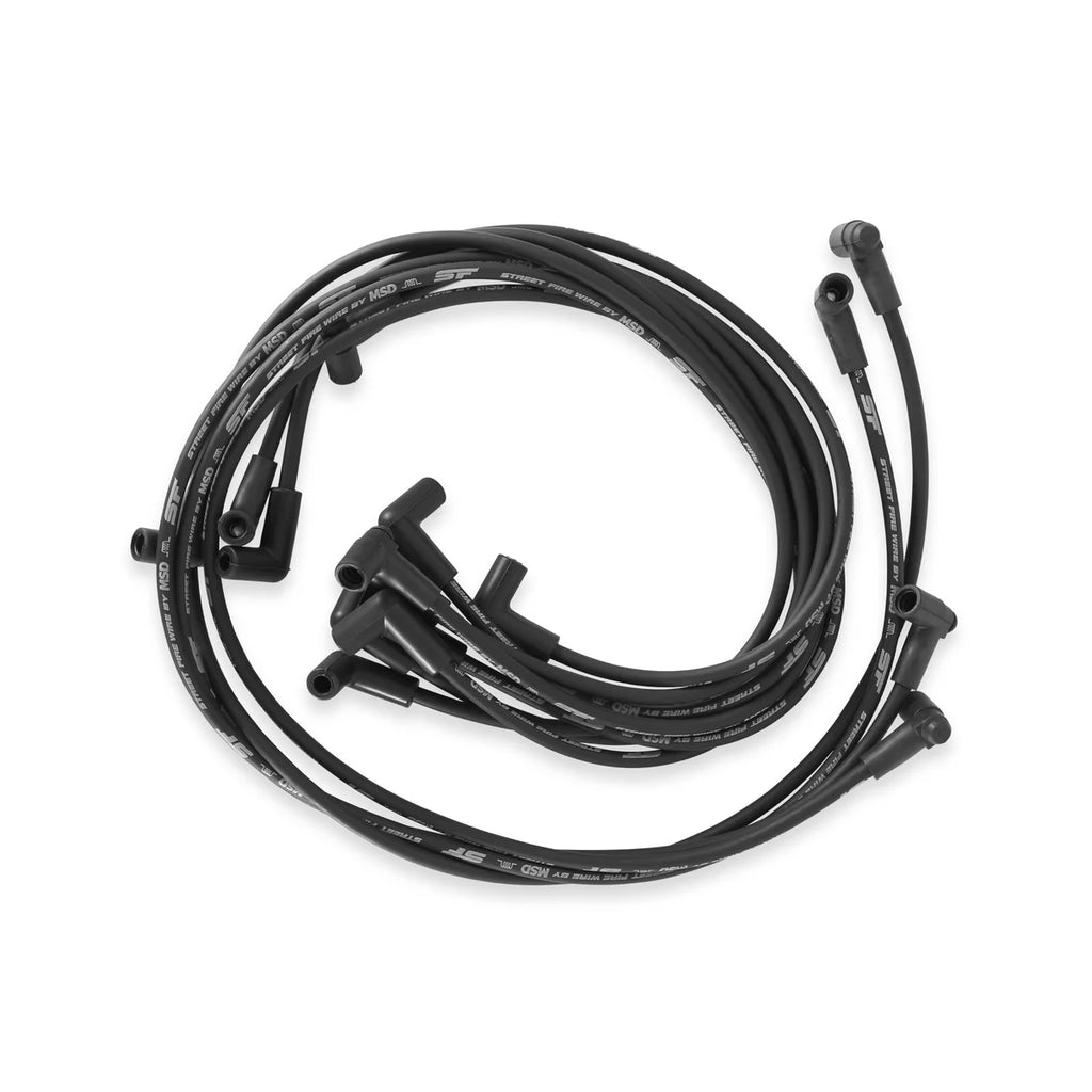 MSD Street-Fire Wire Set 305-350 HEI fits 1975-1982 Chevrolet Corvette - Top View