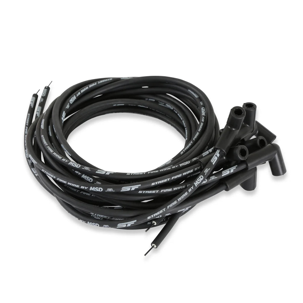 MSD Street-Fire Wire Set 8 Cyl, HEI/ 90°, Universal 5552 - Installation View