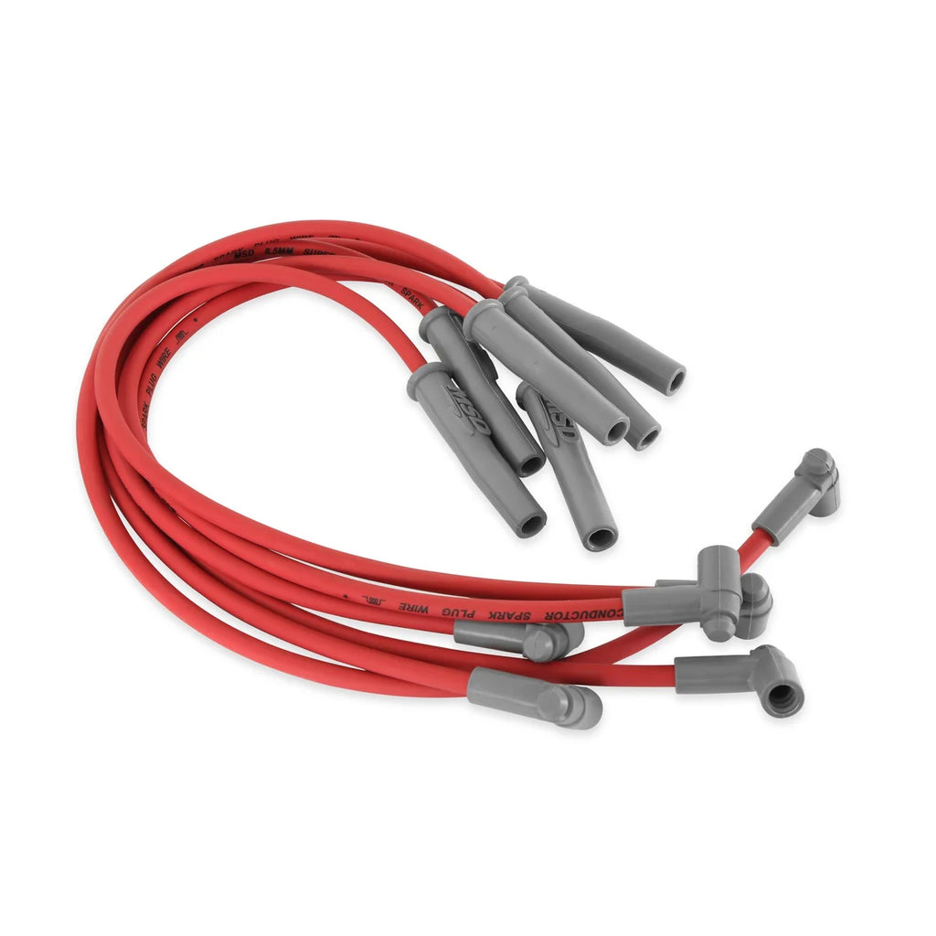 MSD Super Conductor Spark Plug Wire Set, 3.8L V6 Distless fits 1984-1987 Buick Regal Grand National - Installation View
