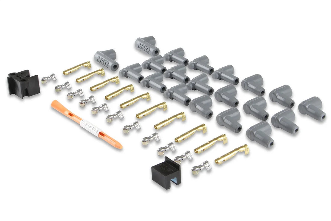 MSD Super Conductor Spark Plug Wire Set 8 Cyl 90° Plug, Socket/HEI Cap 31239 - Additional View 6
