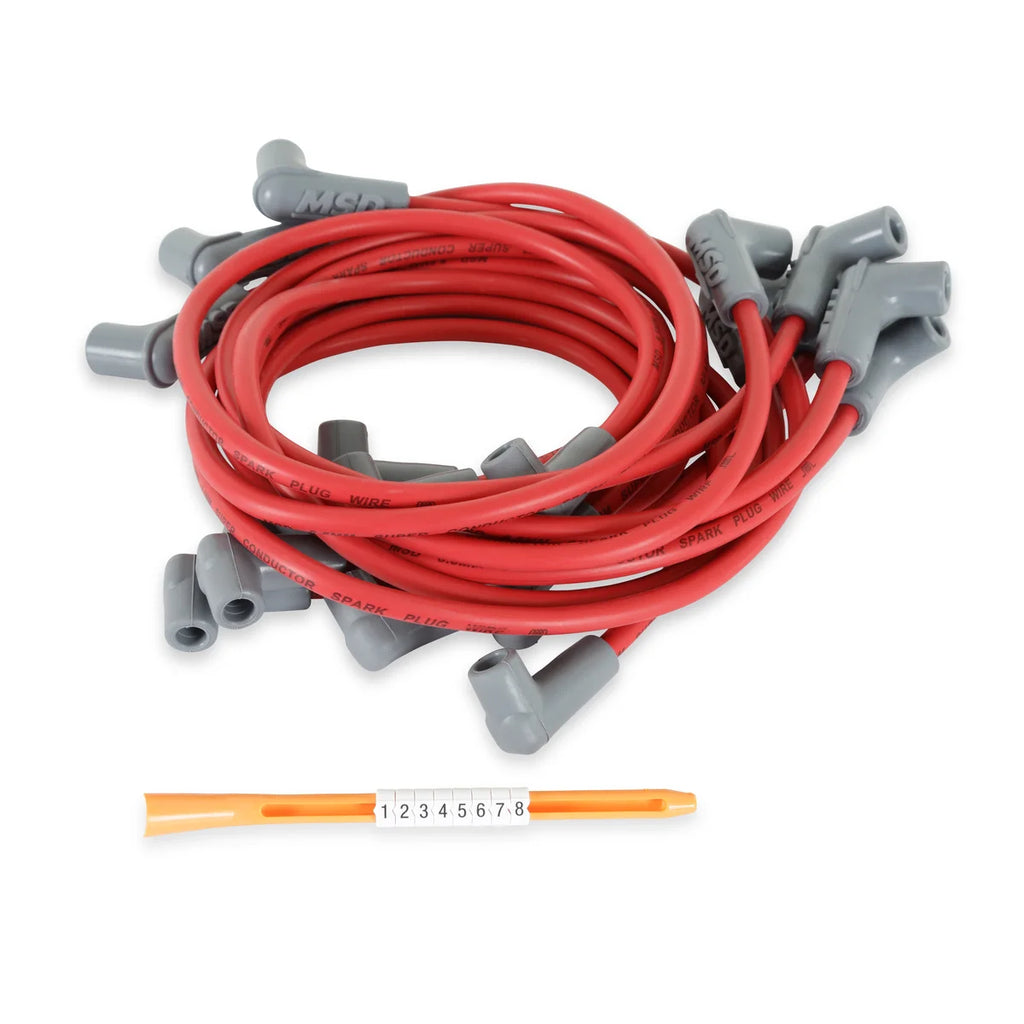 MSD Super Conductor Spark Plug Wire Set, Chevy Truck 305-350 '85-On - Main Product View