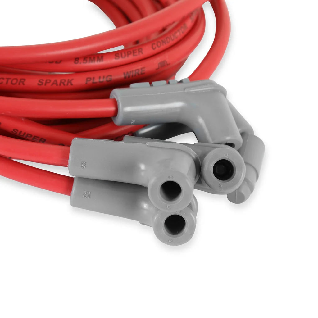 MSD Super Conductor Spark Plug Wire Set, Chevy Truck 305-350 '85-On - Back View