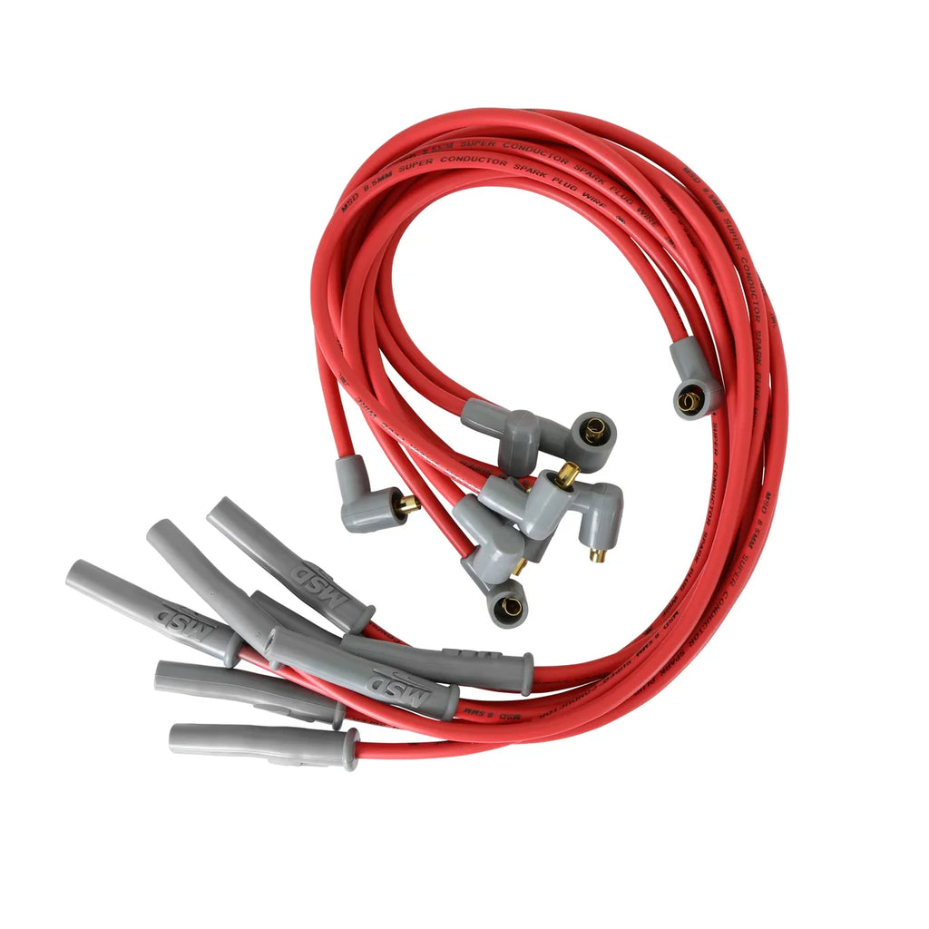MSD Super Conductor Spark Plug Wire Set Ford 351C-400, Socket - Main Product View