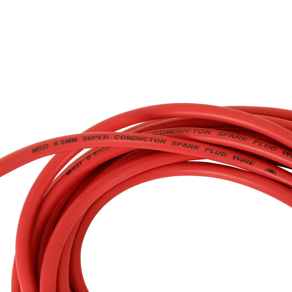 MSD Super Conductor Spark Plug Wire Set Ford 351C-400, Socket - Side View