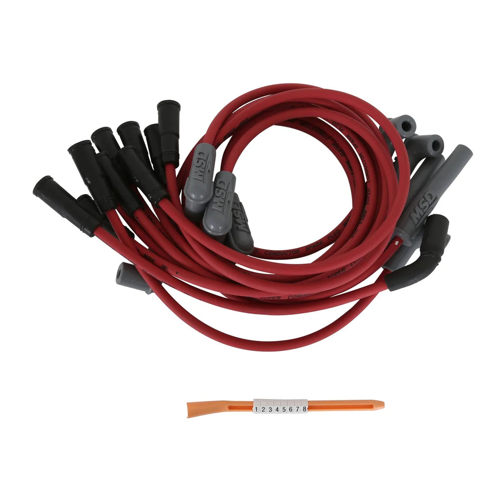 MSD Super Conductor Spark Plug Wire Set fits 1992 1994-1996 Chevrolet Corvette / 1993 Chevrolet Corvette 40TH Anniversary ...