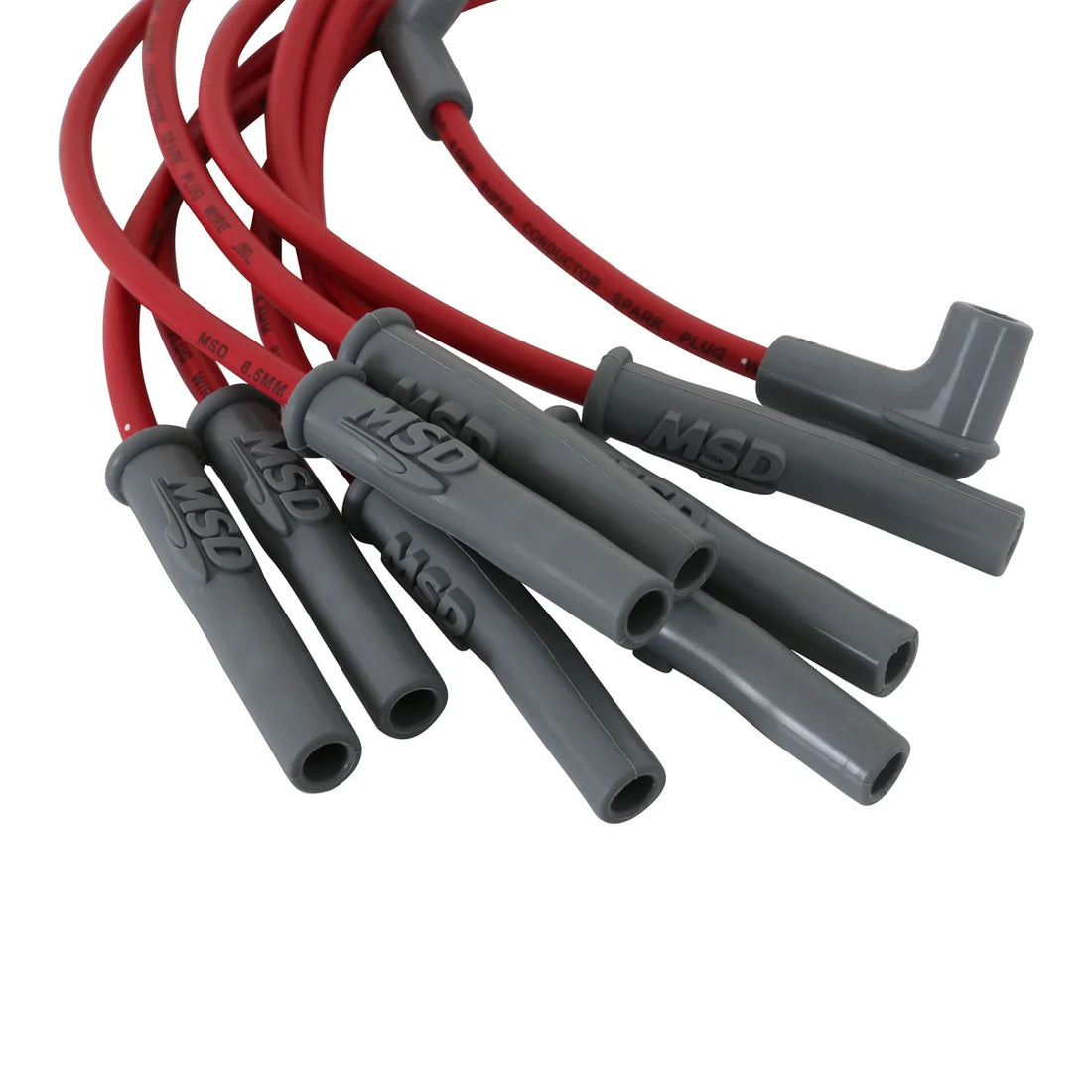 MSD Super Conductor Spark Plug Wire Set fits 1994-1995 Ford Mustang GT 5.0L - Back View