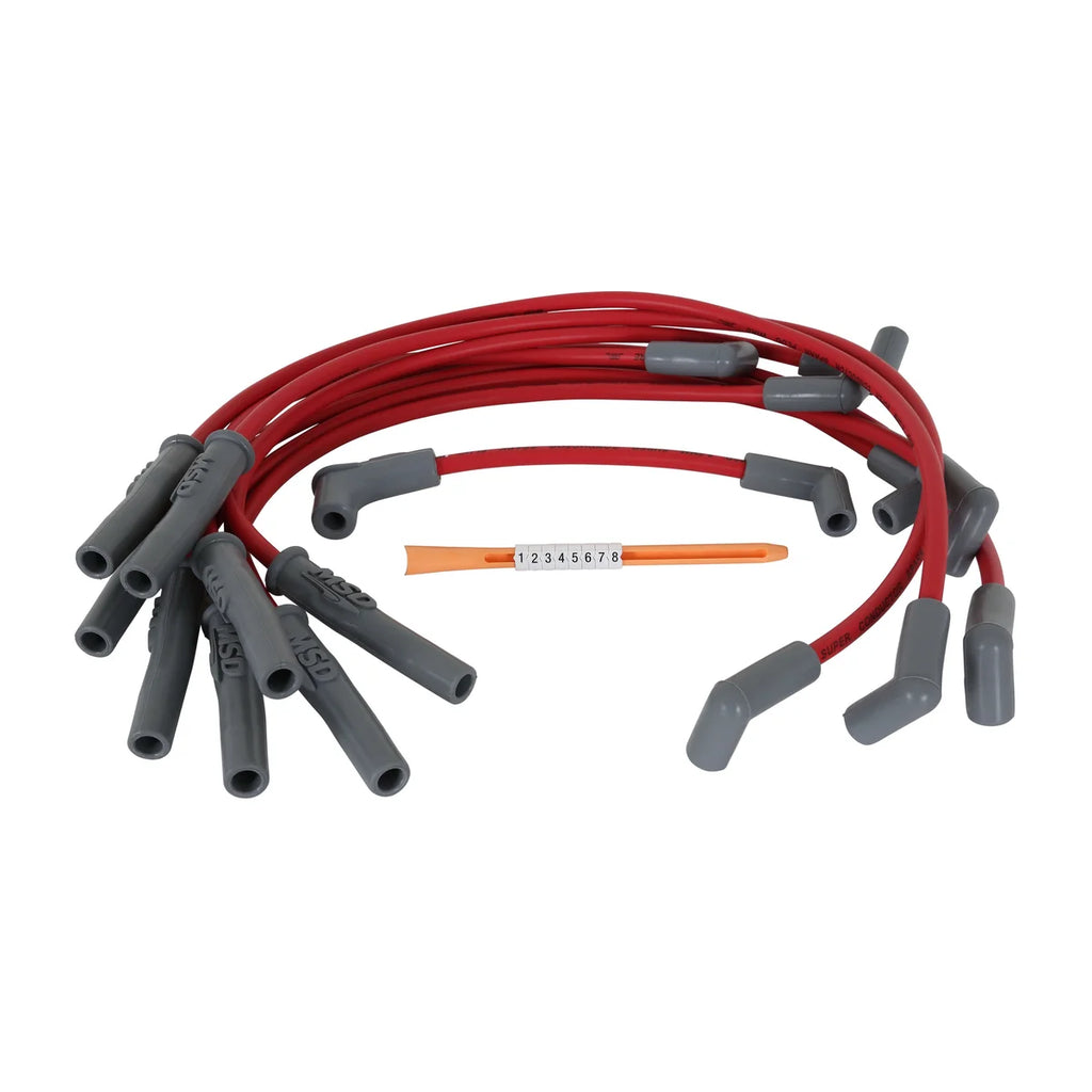 MSD Super Conductor Spark Plug Wire Set fits 1994-1995 Ford Mustang GT 5.0L - Kit Contents