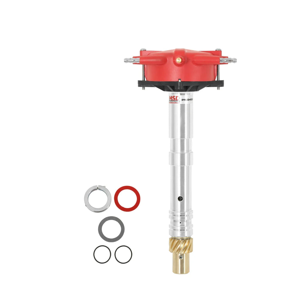 MSD Super Tall Block Crab Cap Distributor fits Chevrolet V8 - Main Product View