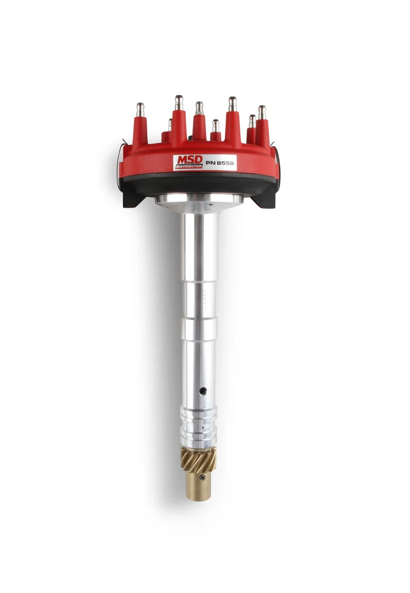 MSD Tall Block Crank Trigger Chevy V8 Distributor 8558 - Installation View