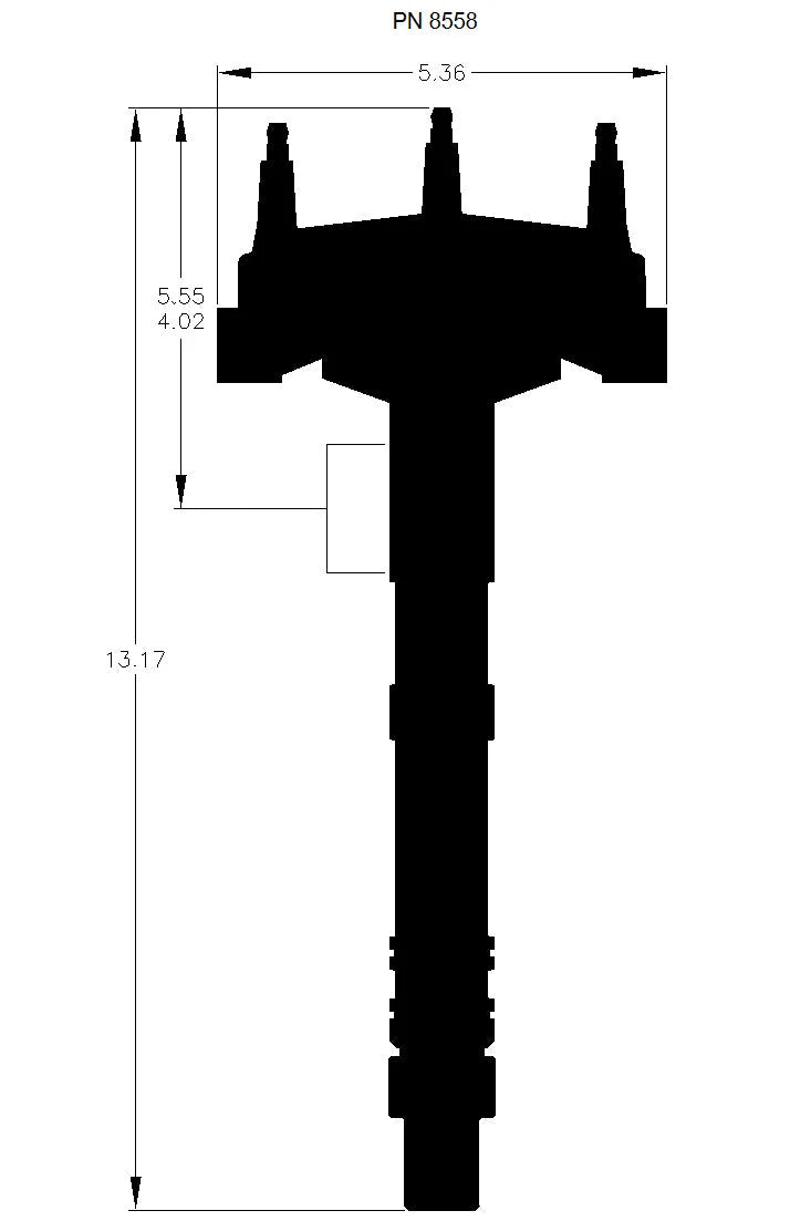 MSD Tall Block Crank Trigger Chevy V8 Distributor 8558 - Additional View 5
