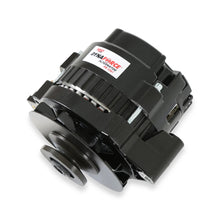 Load image into Gallery viewer, MSD This Alternator features 160 AMPS and a black finish for subtle appearance! - Side View