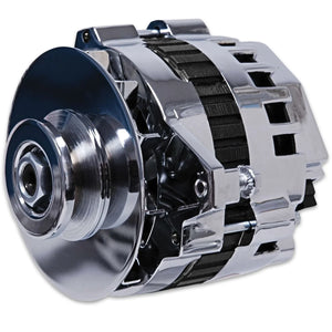 MSD This Alternator features 160 AMPS and  a show quality chrome finish!