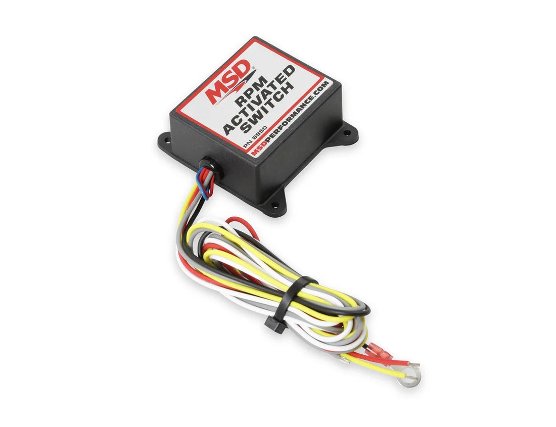 MSD This Switch will supply then remove ground to a circuit. 8950 - Back View