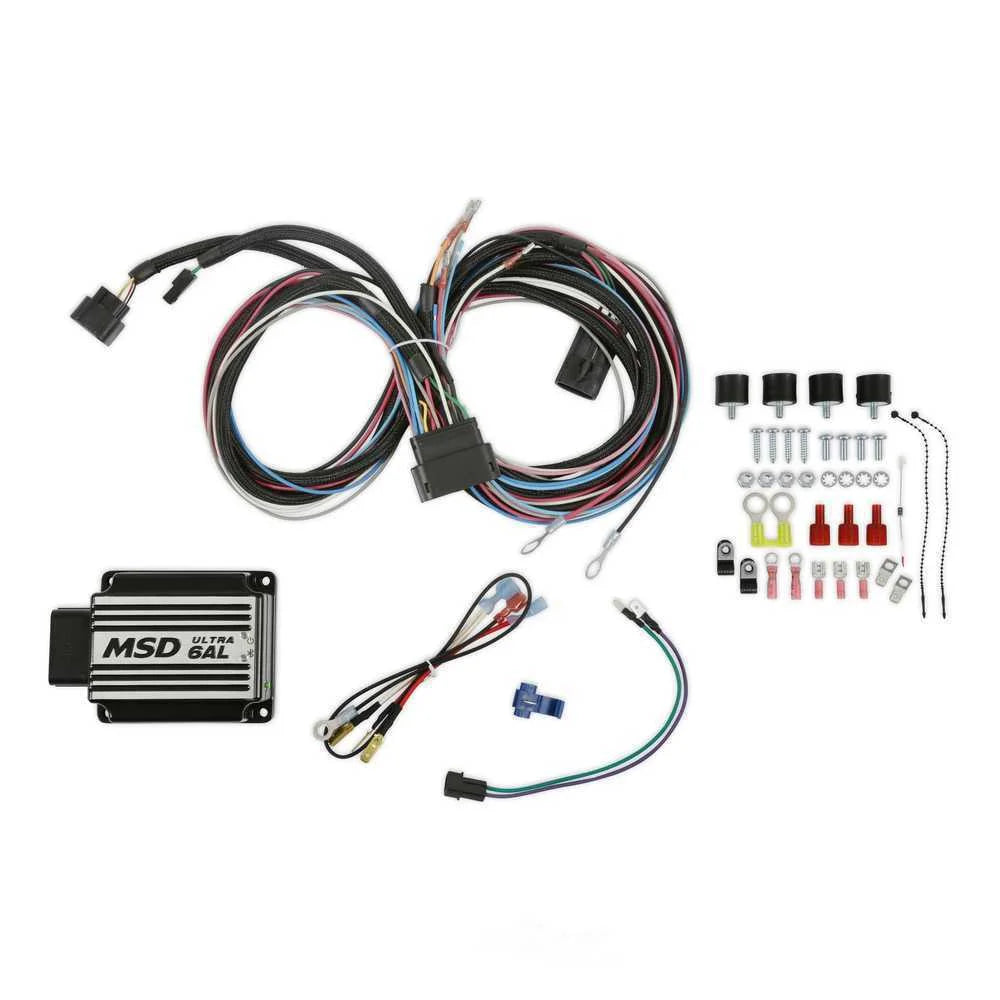 MSD Ultra 6AL Ignition Control - Black 64233 - Side View