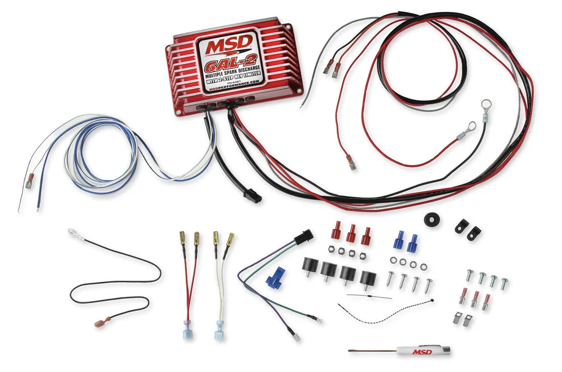 MSD Universal - Built-in 2 Step Rev-Limiter - Rotary Dials 6421 - Side View
