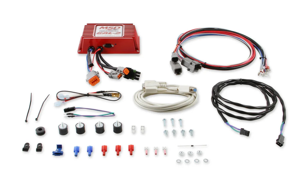 MSD Universal - Tune Ignition Curve or Boost Timing Map from PC 6530 - Back View