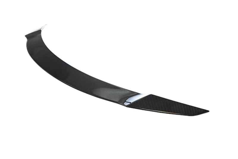 MXP 2017+ Tesla Model 3 T3-1 Wet Carbon Rear Spoiler - Side View