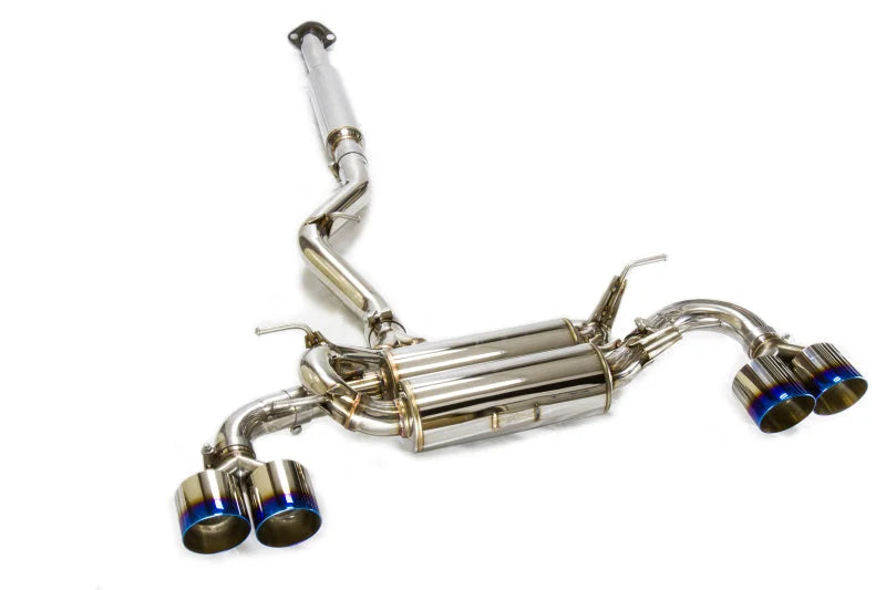 MXP 2017+ Toyota 86 TRD / 2013+ Subaru BRZ 69.3mm T304 Quad SP Exhaust System - Side View