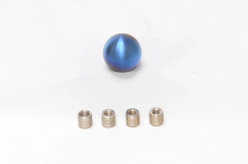 MXP Burned Titanium Round Shift Knob w/Insert - Main Product View