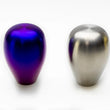 Load image into Gallery viewer, MXP Burned Titanium Tear Drop Shift Knob w/Insert - Side View