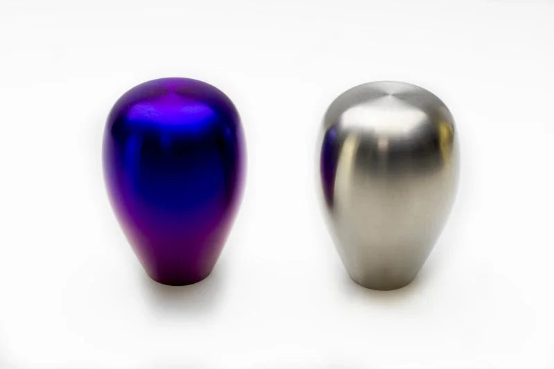 MXP Burned Titanium Tear Drop Shift Knob w/Insert - Side View