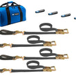 Load image into Gallery viewer, Mac's Tie Downs 4 Tie Downs Direct Hook &amp; 4-24in Axle Straps 511218