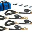 Load image into Gallery viewer, Mac's Tie Downs 4 Tie Downs Direct Hook &amp; 4-40in Thru Wheel Stra 511658