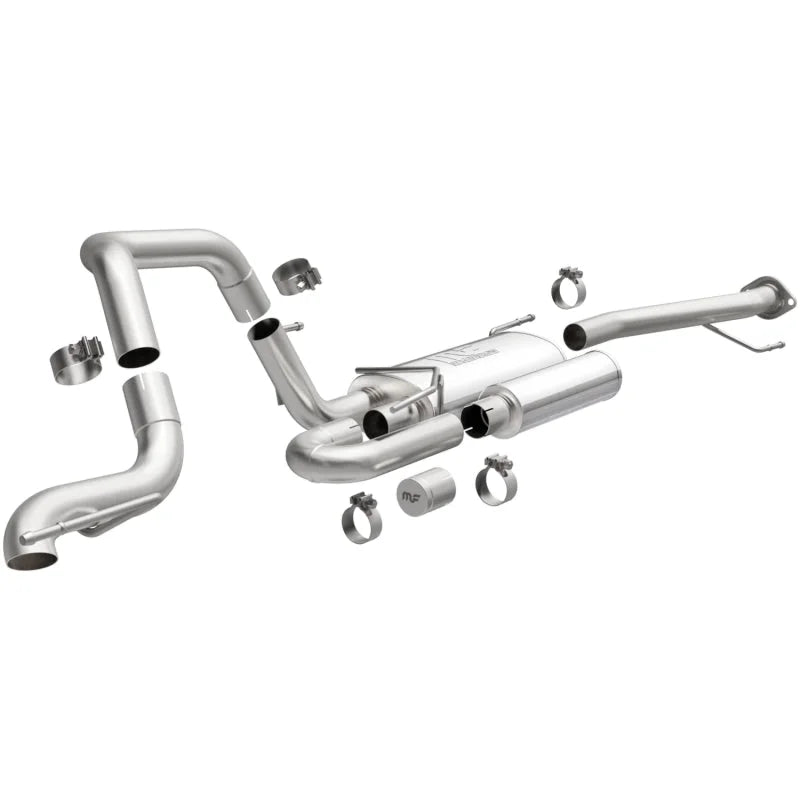 MagnaFlow 03-21 Toyota 4Runner V6 4.0L Overland Series Cat-Back Exhaust - Side View