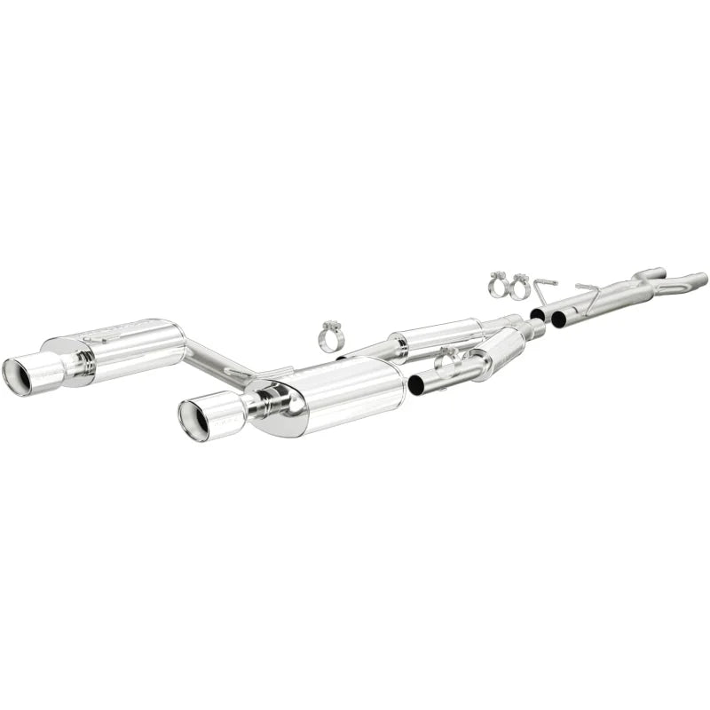 MagnaFlow 05-07 Audi A4 Quattro V6 3.2L SS Cat-Back Dual Split Rear Exit 2 Tips Perf Exhaust Sys - Main Product View